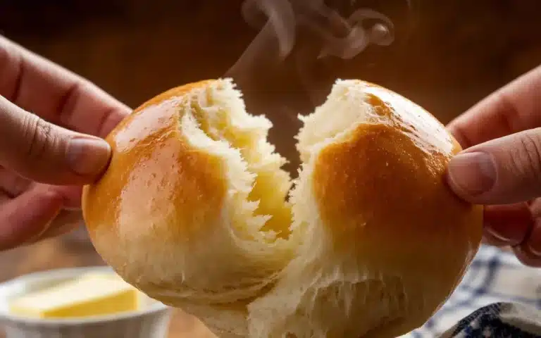 Serving and Storing Yeast Rolls