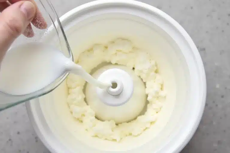 Liquid Put in a Cuisinart Ice Cream Maker