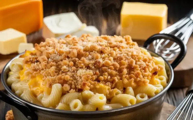 Creamy Mac and Cheese Preparation