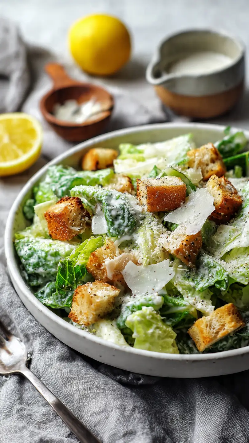 vegetarian caesar salads recipe