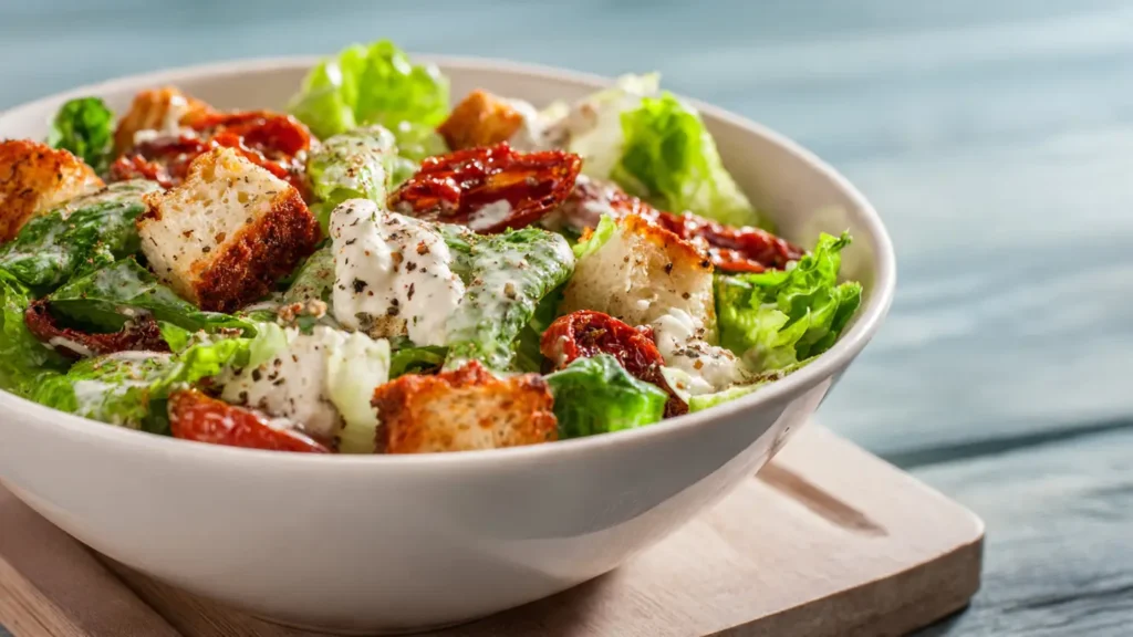 Healthy Vegetarian Caesar Salad