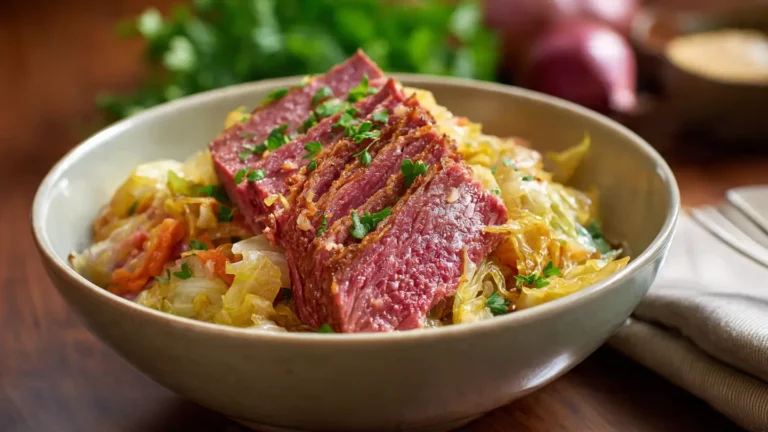 Mediterranean Corned Beef and Cabbage Recipe