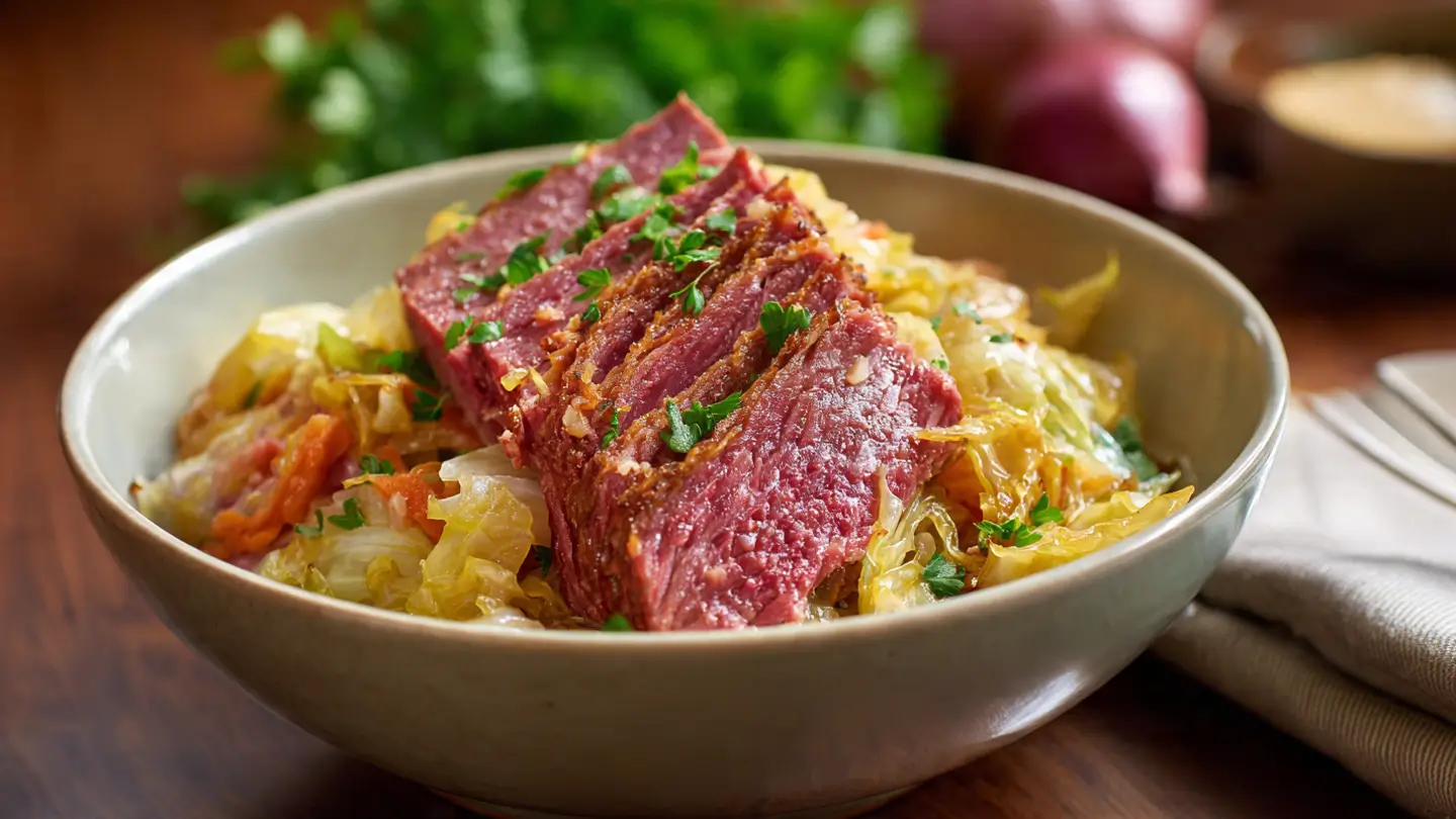 Mediterranean Corned Beef and Cabbage Recipe