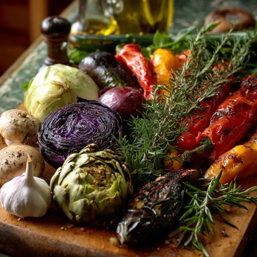 Mediterranean Vegetables and Herbs