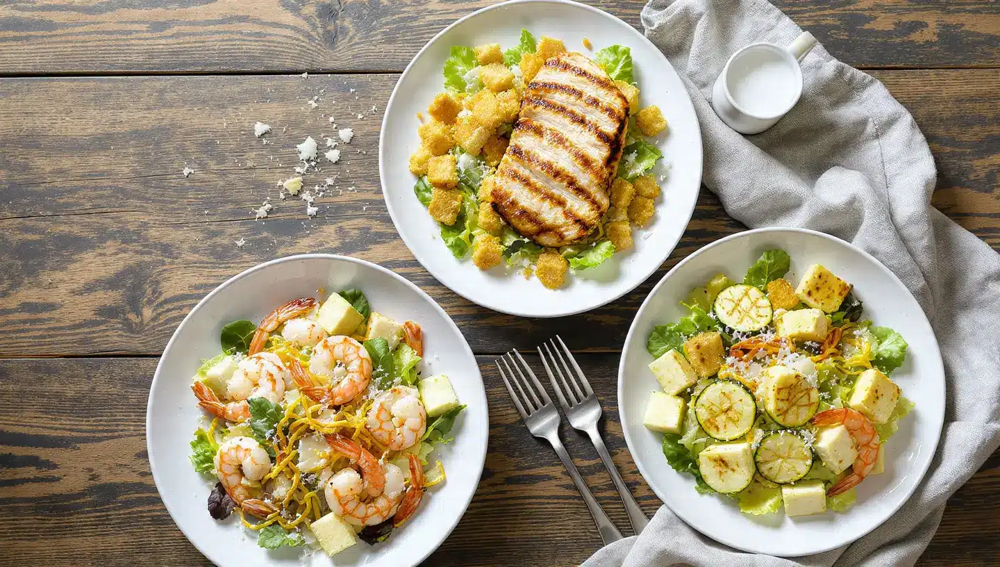 3 Ceasar Salad Variations for Summer