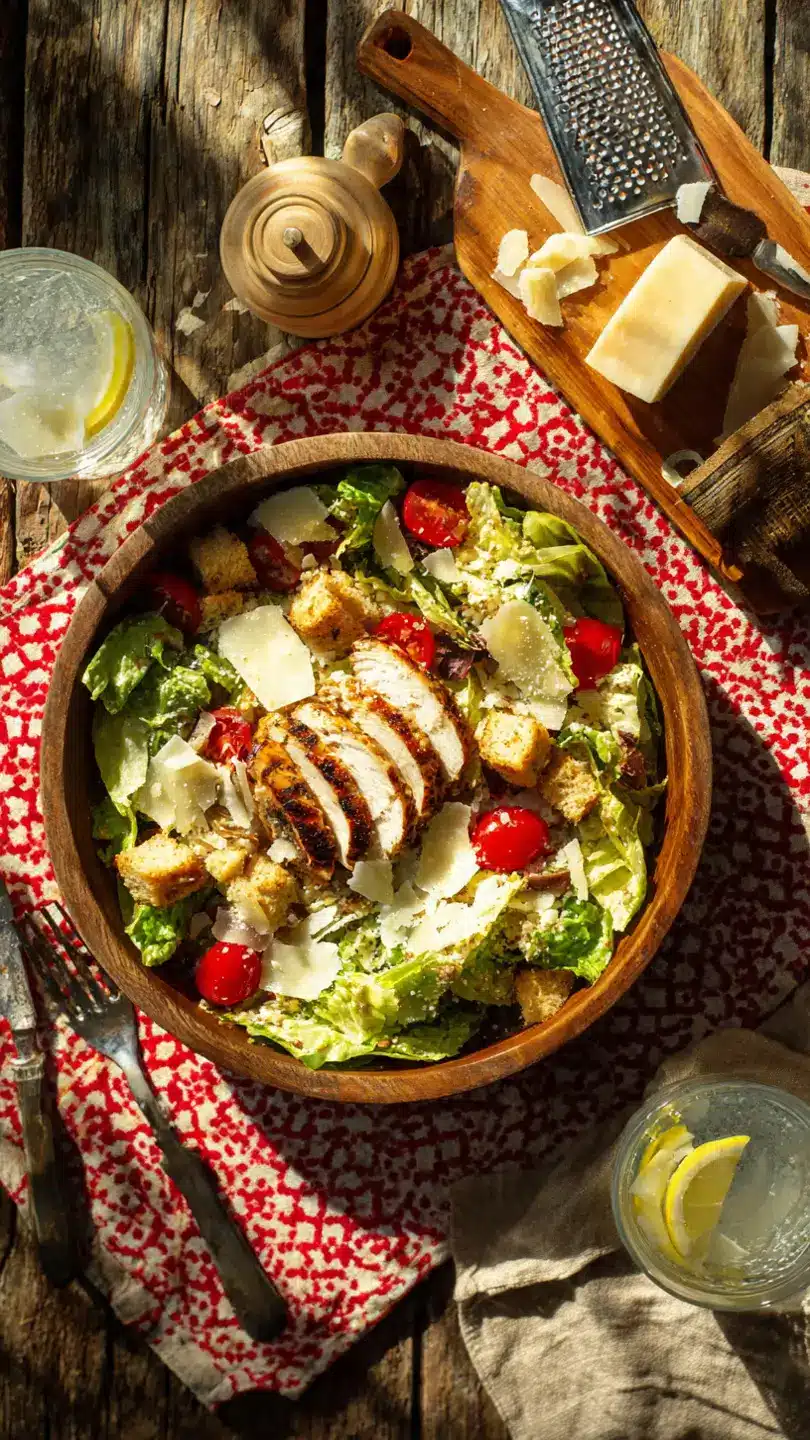 Grilled Chicken Caesar Salad recipe