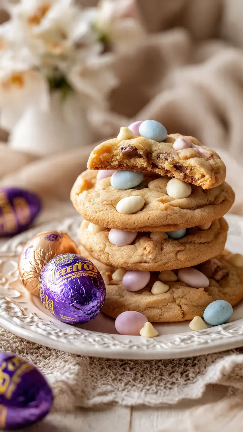 Cadbury Egg Cookies Recipe