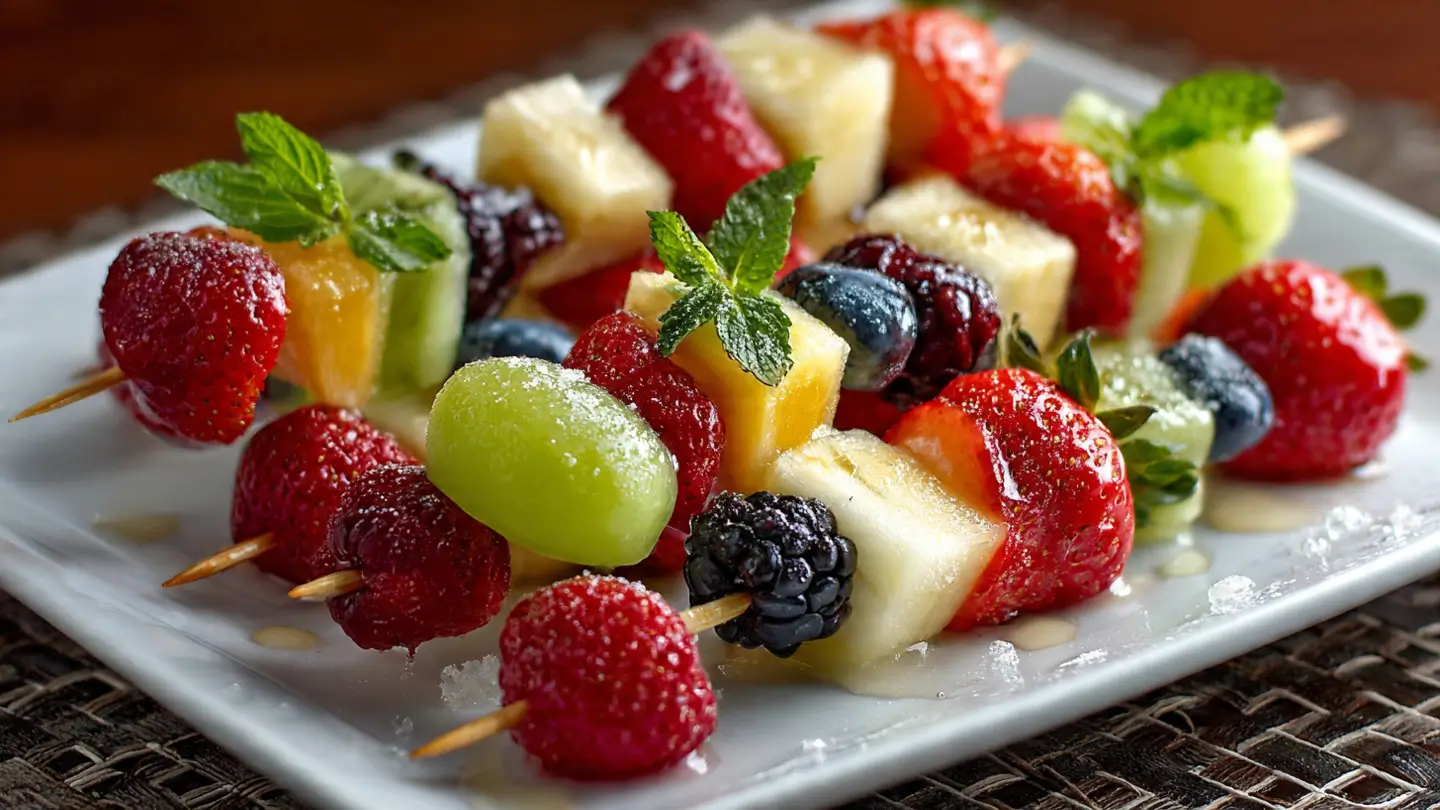 Fresh Fruit Kabobs