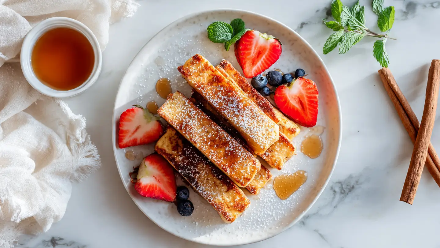 Baked Cinnamon French Toast Sticks