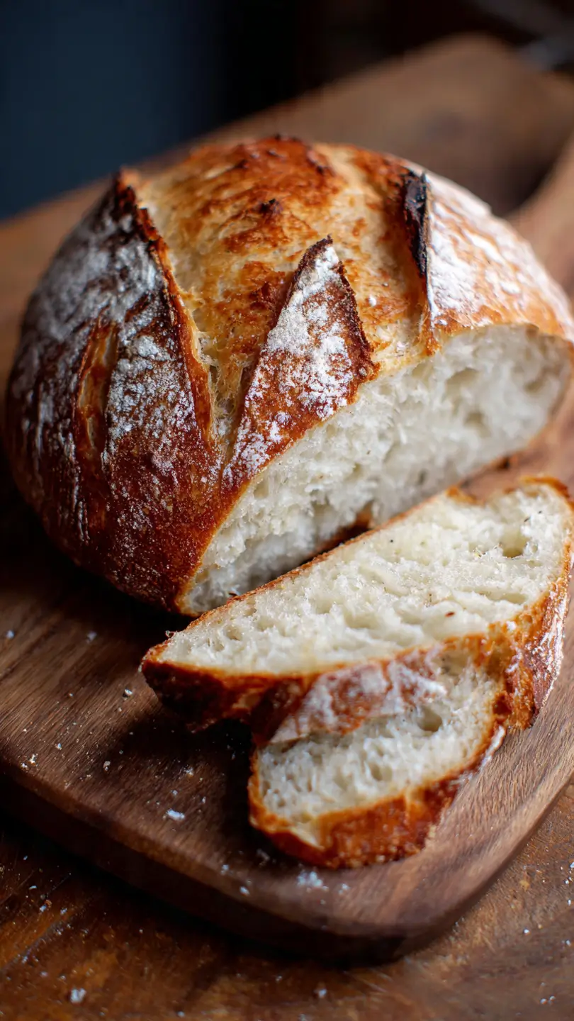Quick No-Knead Sourdough Discard Bread rercipe