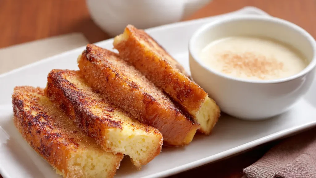 crunchy cinnamon bread sticks