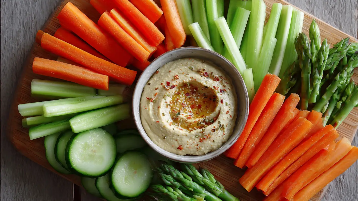Veggie Sticks with Hummus