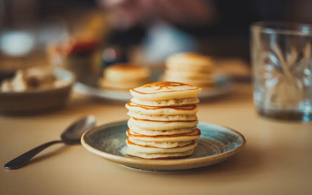 How to Flip Mini Pancakes
