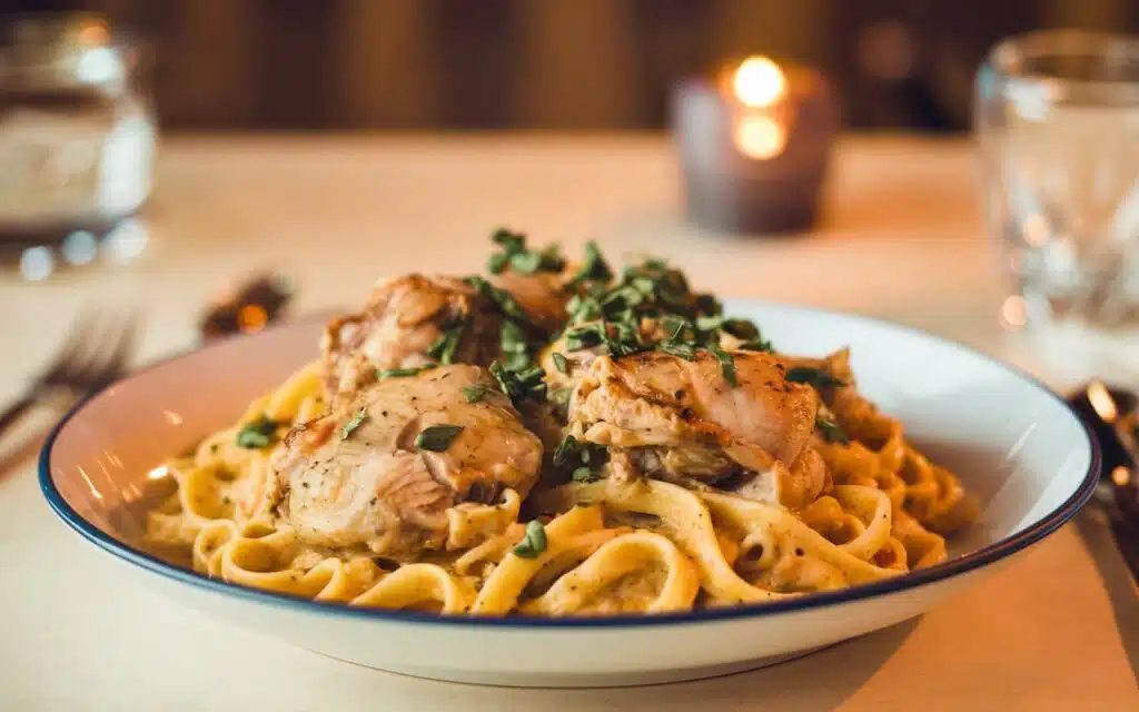 What Pasta Goes with Chicken Thighs Boneless