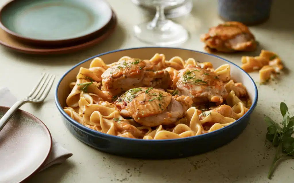What Pasta Goes with Chicken Thighs Boneless