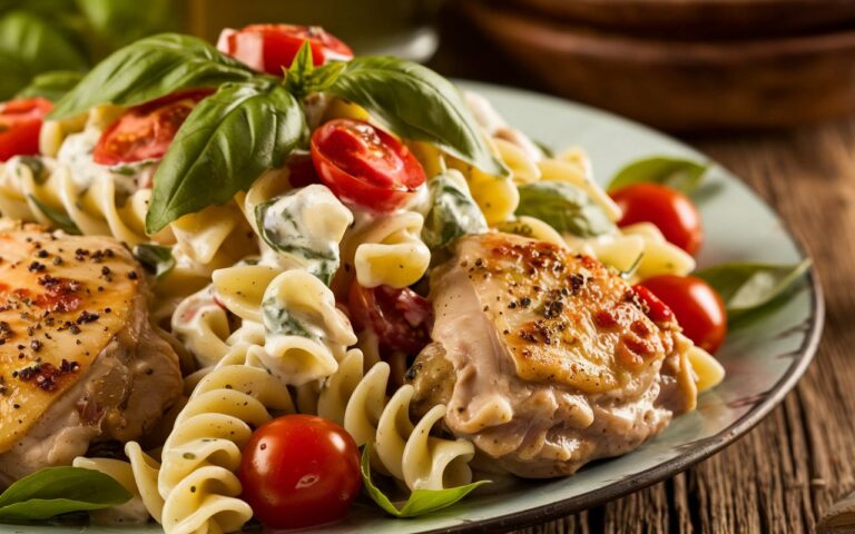 Pasta Salad to Go with Chicken Thighs