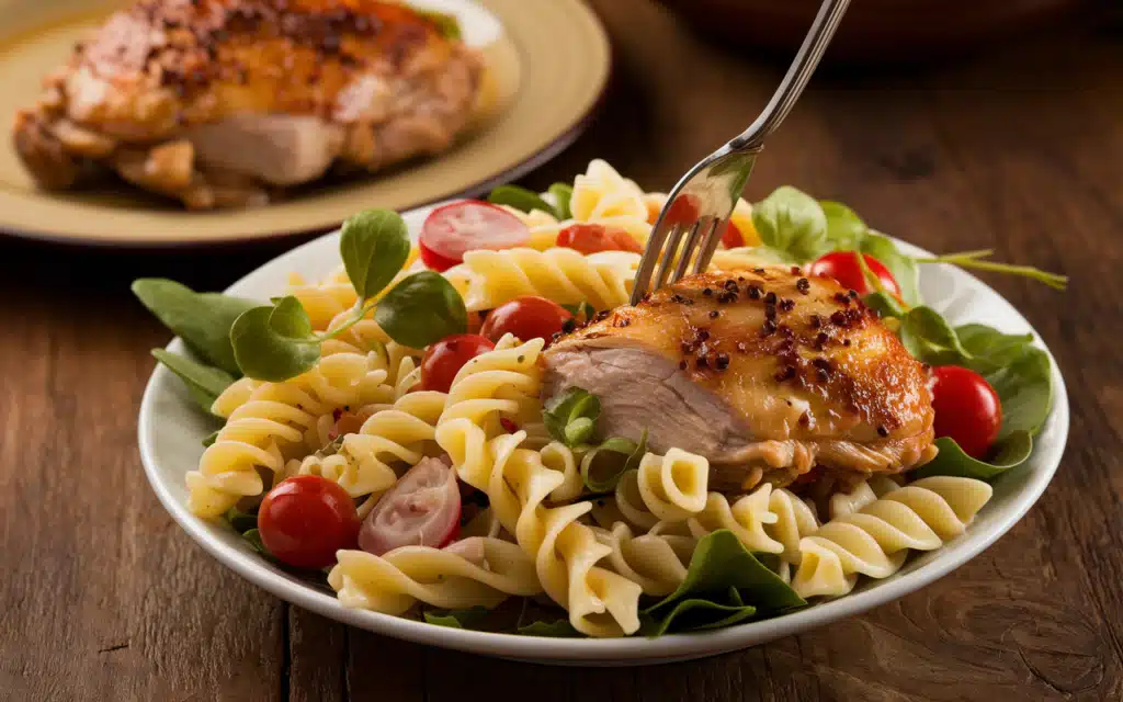 Pasta Salad to Go with Chicken Thighs