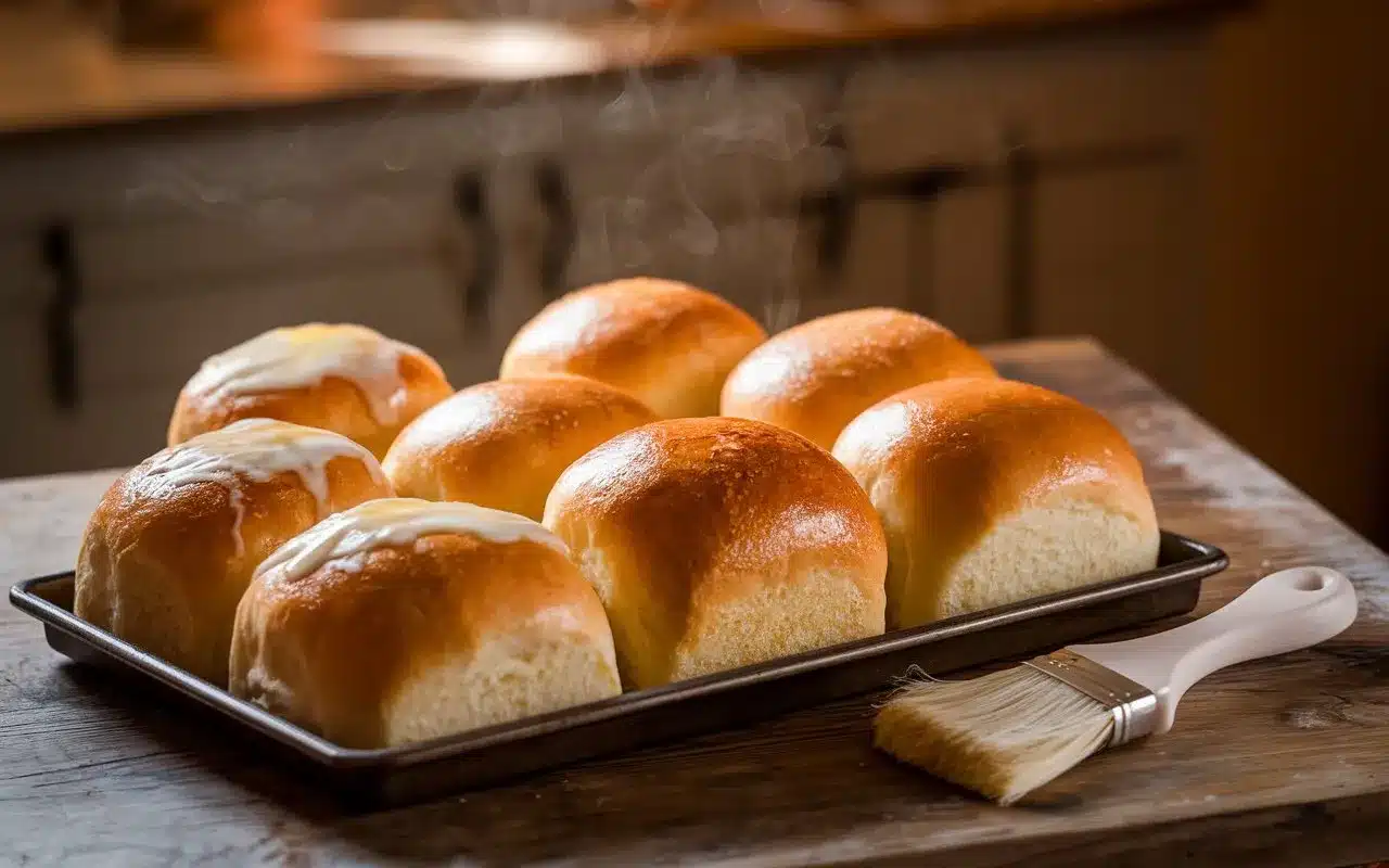 Tips for Perfectly Brushed Yeast Rolls