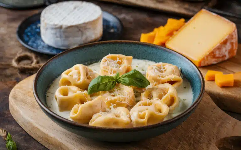 Three Cheeses with Tortellini