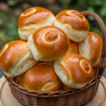 Yeast Rolls in a basket