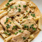 creamy garlic chicken pasta