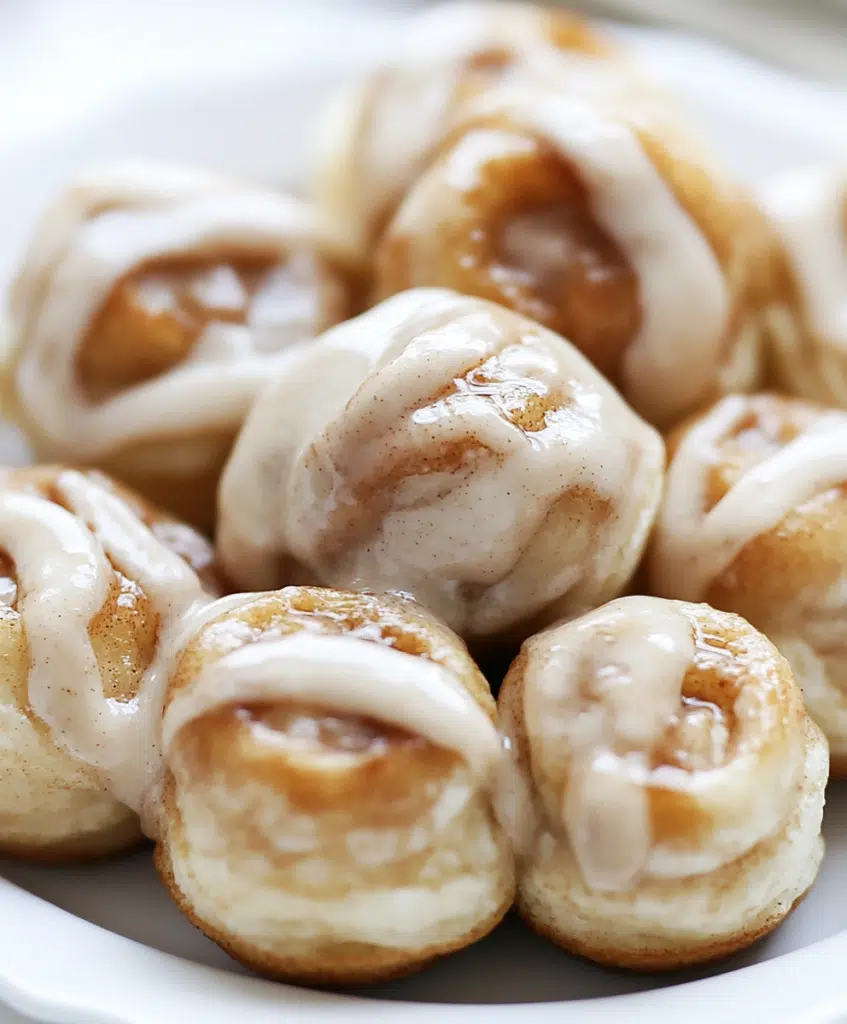 Cinnamon Swirl Mini Pancakes diriziled