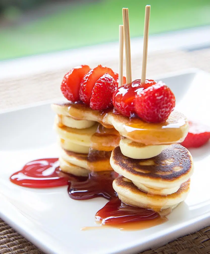 Mini Pancake Skewers