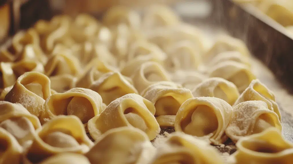 Tortellini preparation