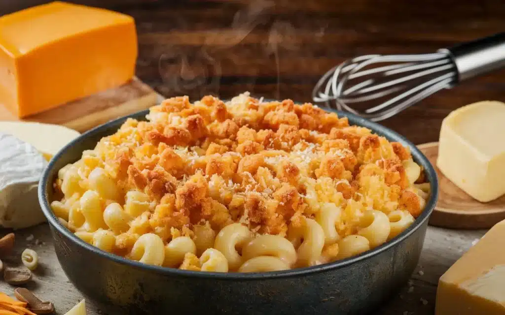 pasta and Cheese Layering