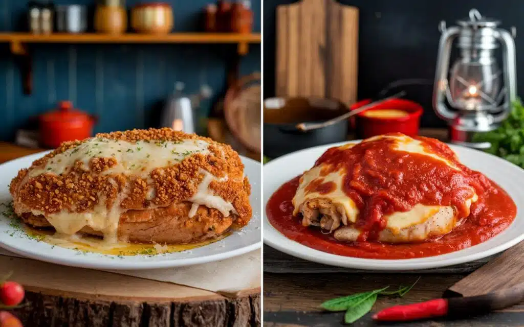 Chicken Parmesan vs Chicken Parmigiana