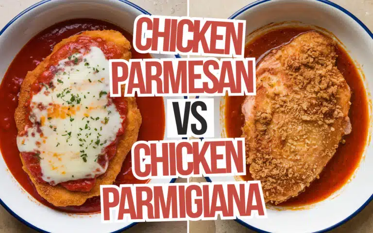 Chicken Parmesan vs Chicken Parmigiana