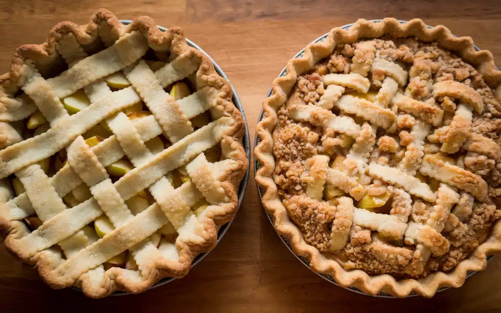 Traditional vs Dutch Apple Pie