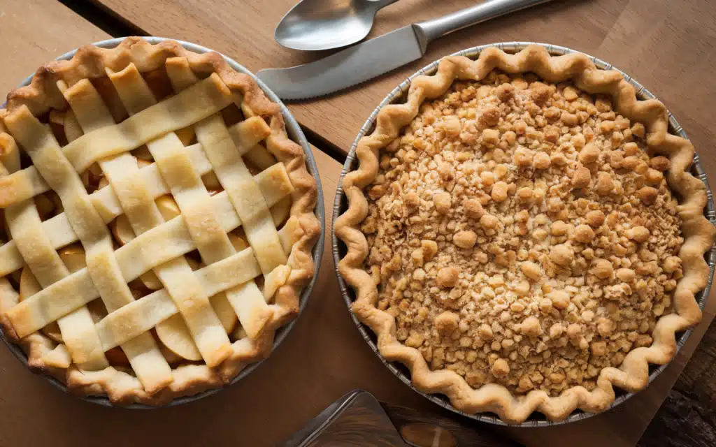 Traditional vs Dutch Apple Pie