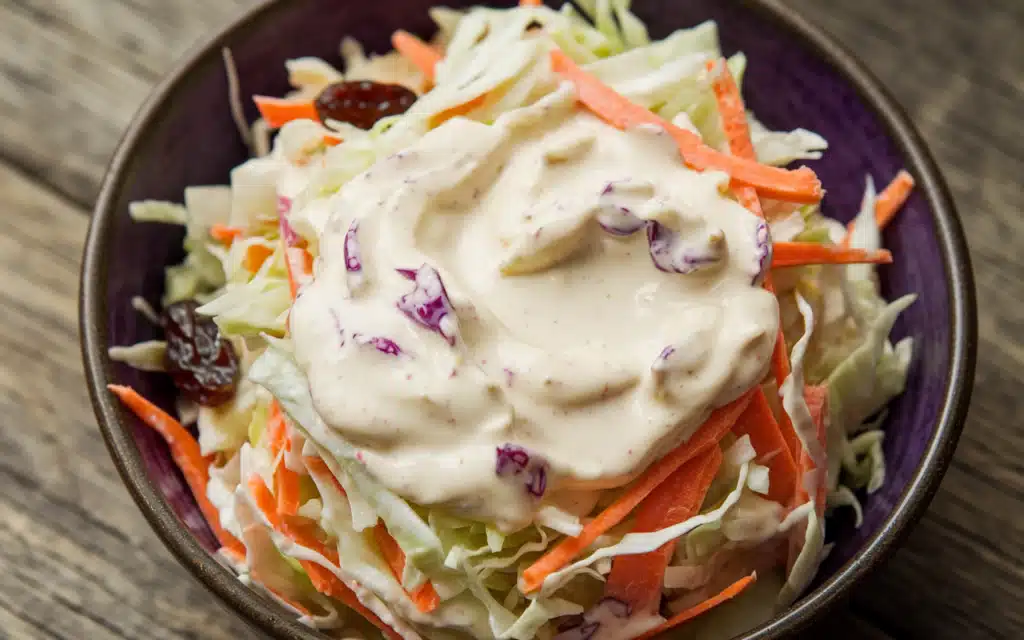 What is the Dressing on Coleslaw Made Of