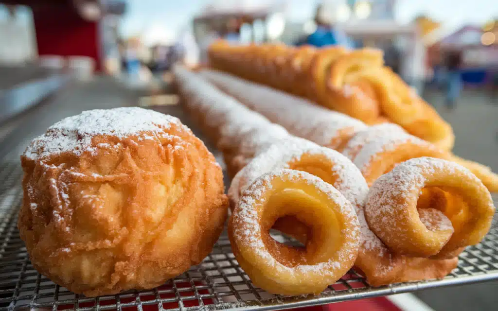 diffrence dough and funnel cake