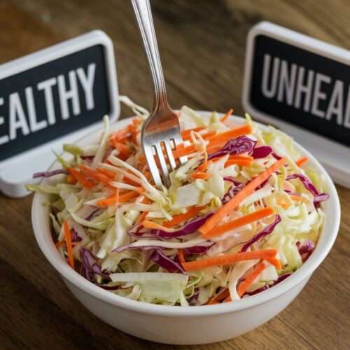 healthy or unhealthy coleslaw