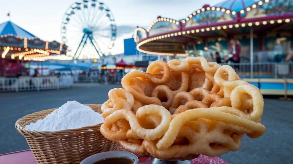 what is made of funnel cake