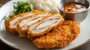 Chicken Katsu with sauce sliced the Guide to Perfect Crispy Cutlets