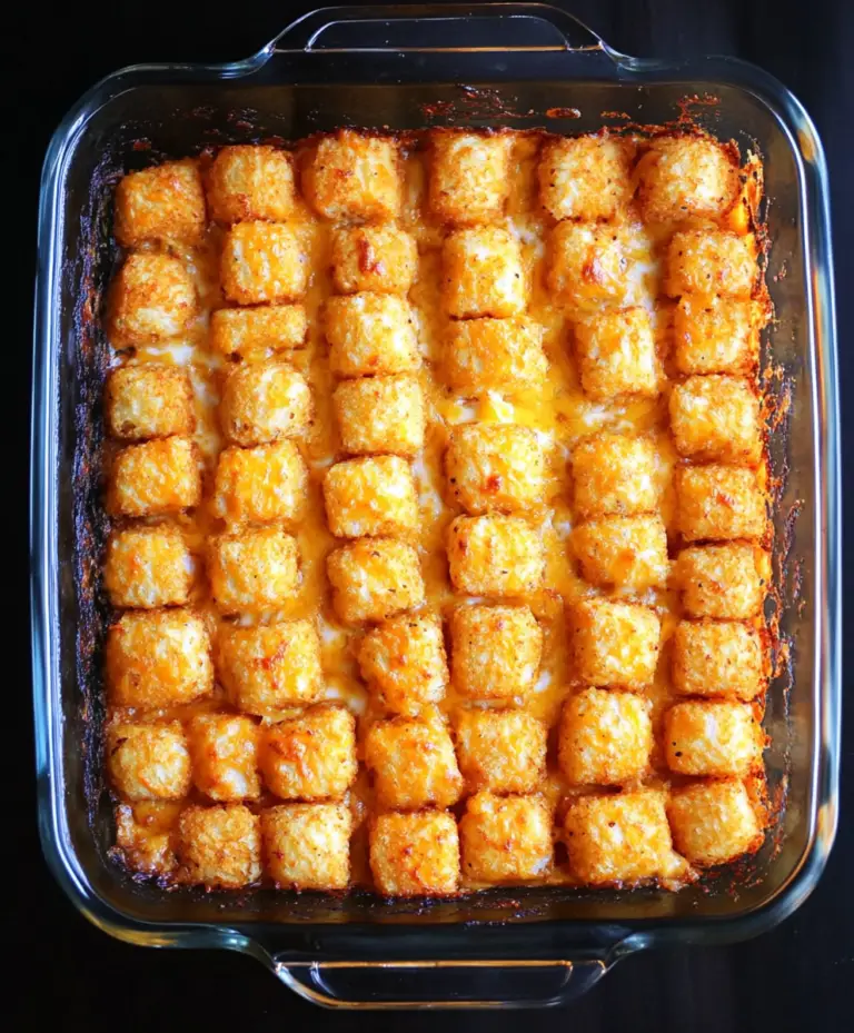baked Tater Tot Breakfast