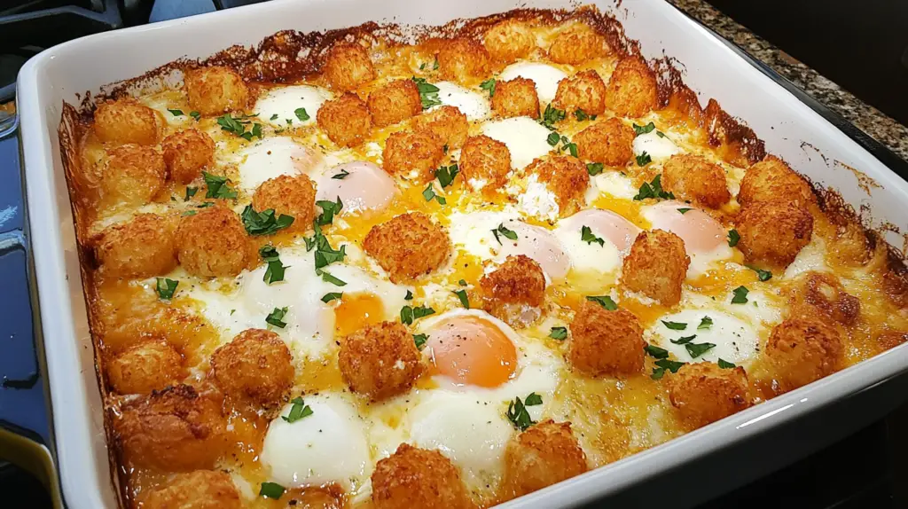 Tater Tot Breakfast variation