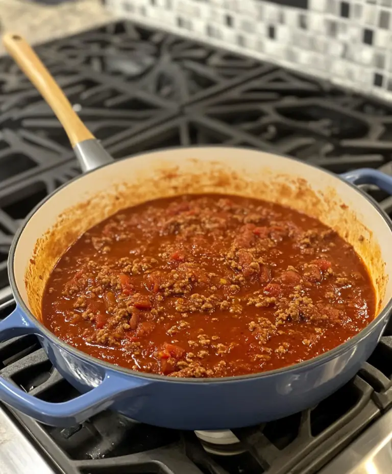 Brown the Ground Beef marinara sauce