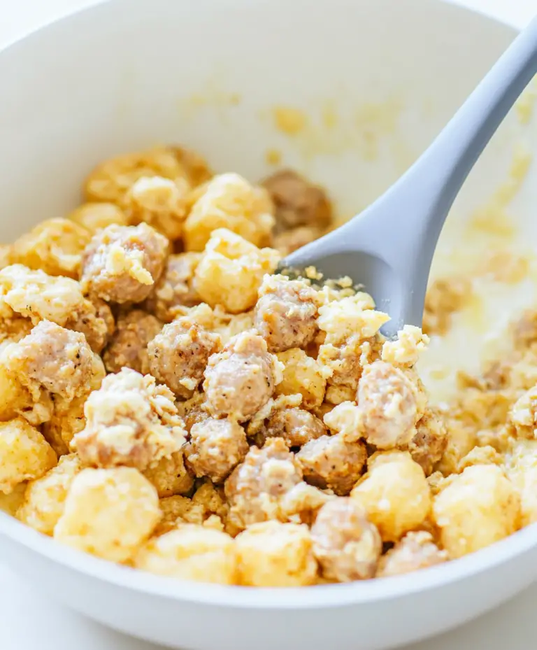 Make the Egg Mixture for the Tater Tot Breakfast
