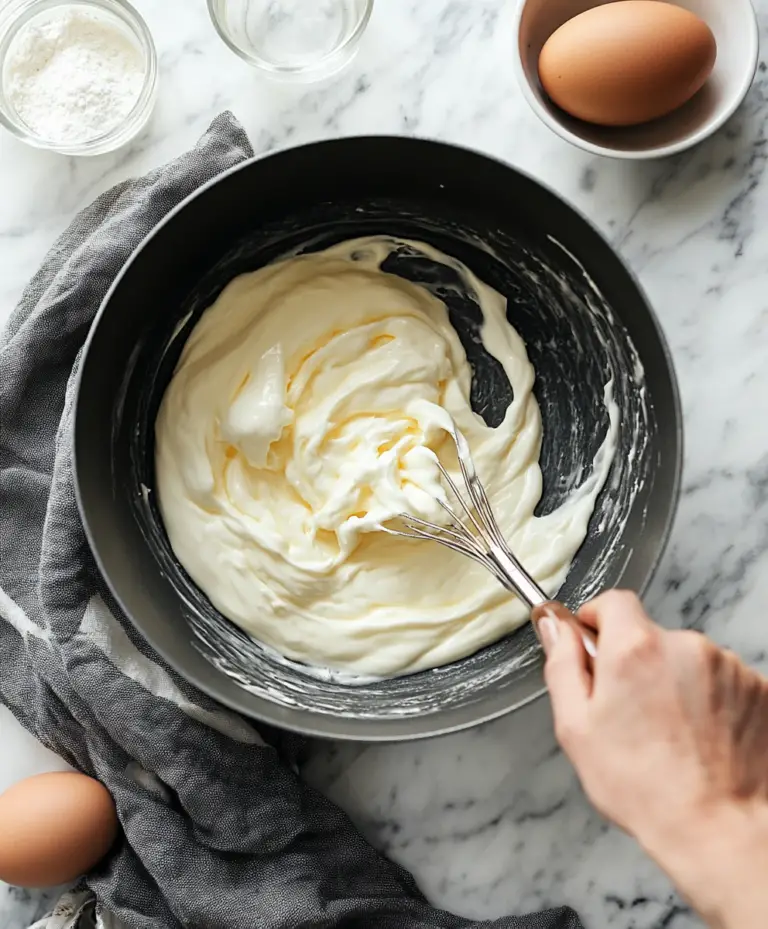 Whip the Egg Whites for soufflé pencakes