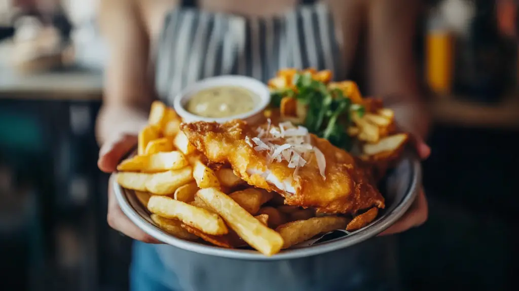 healthy fish and chips