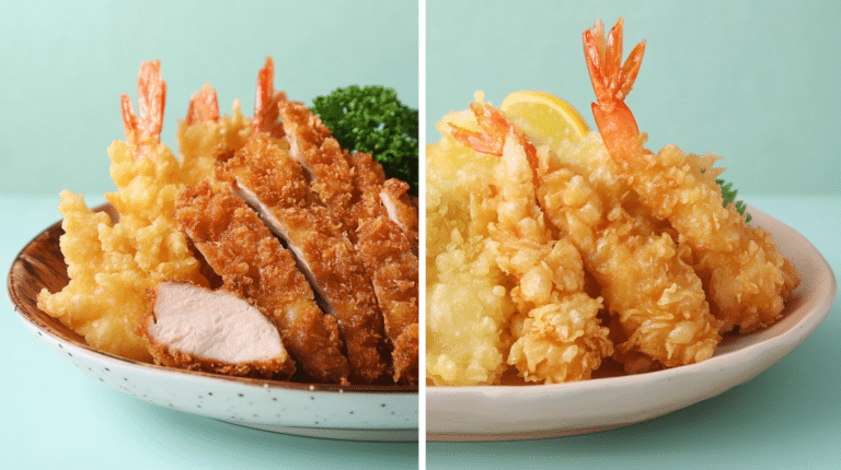 katsu vs tempura dishs