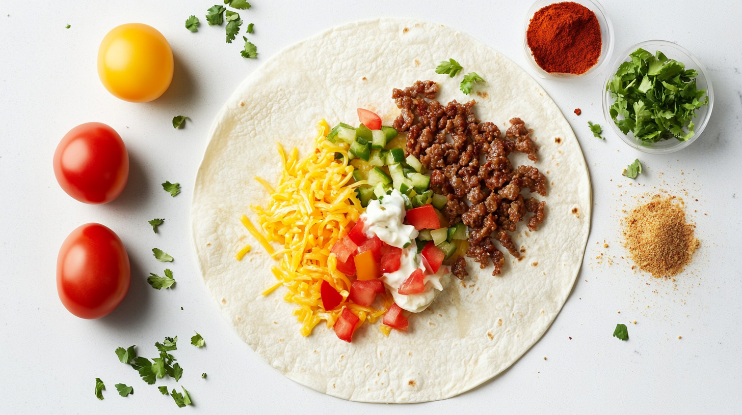 burrito ingredients