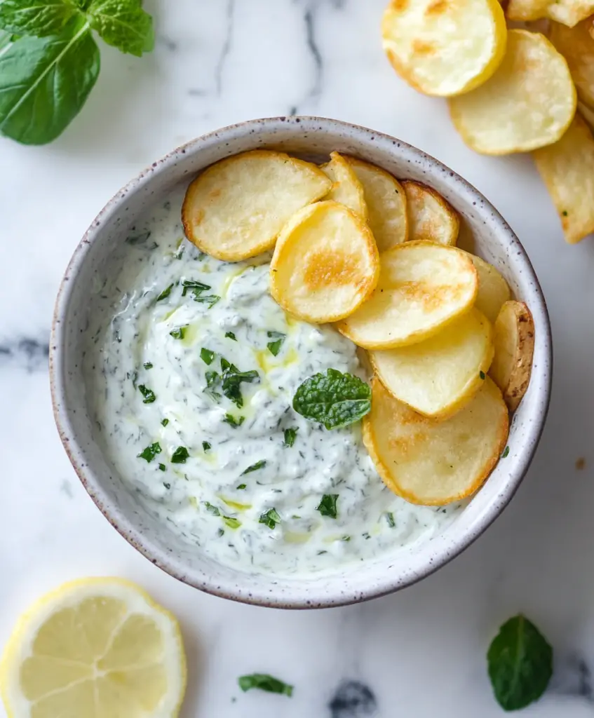 Homemade Tartar Sauce with chips