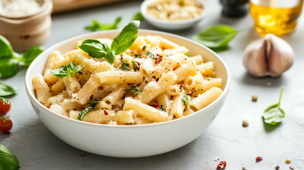 ziti in a bowl