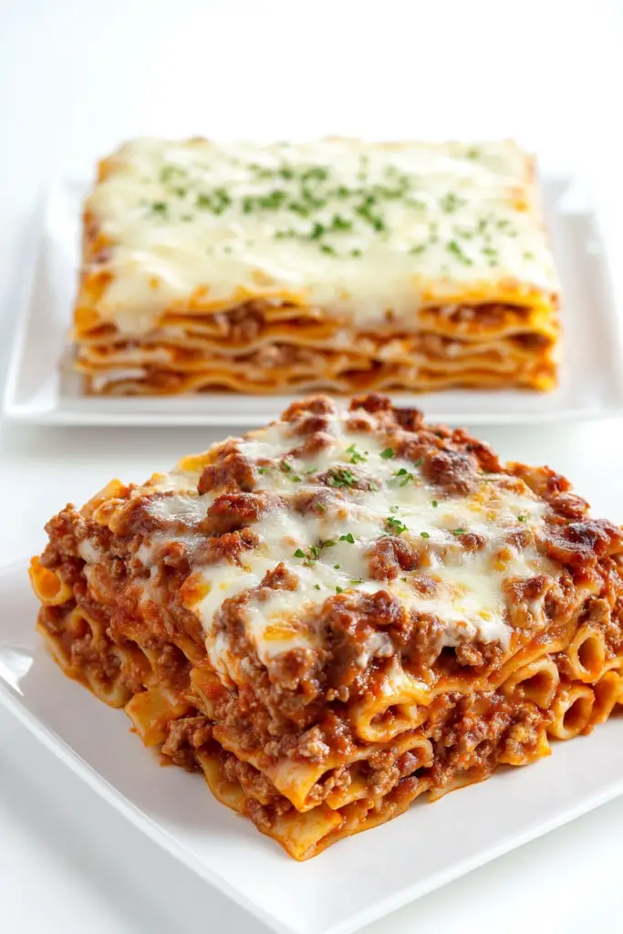 baked ziti vs lasagna