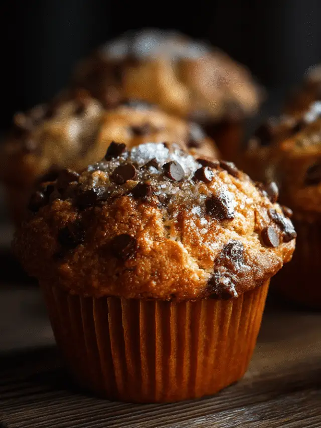 muffin with chocolat chips